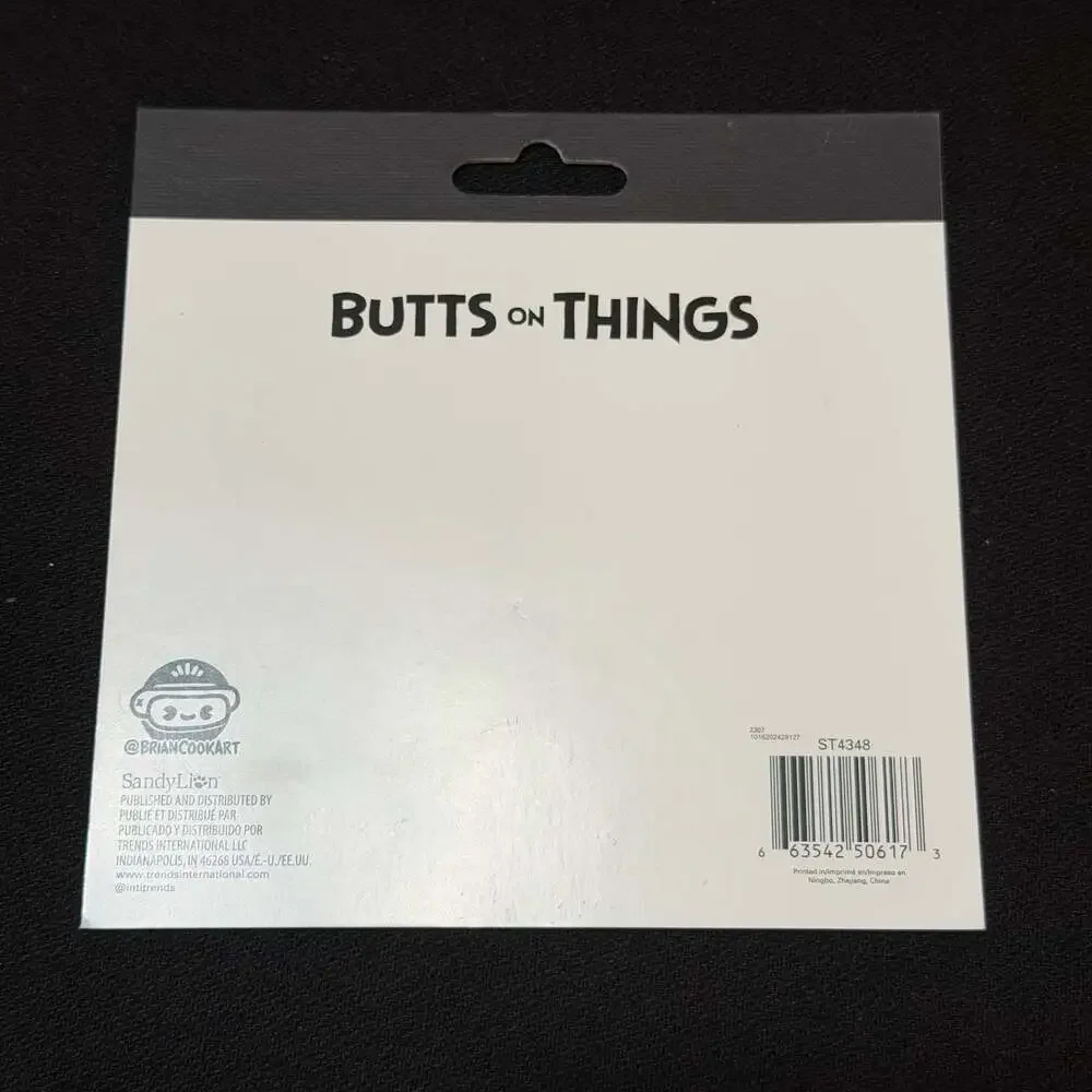 Brian Cook Art Butts on Things Stickerland Mini Sticker Pad (6 Pages)